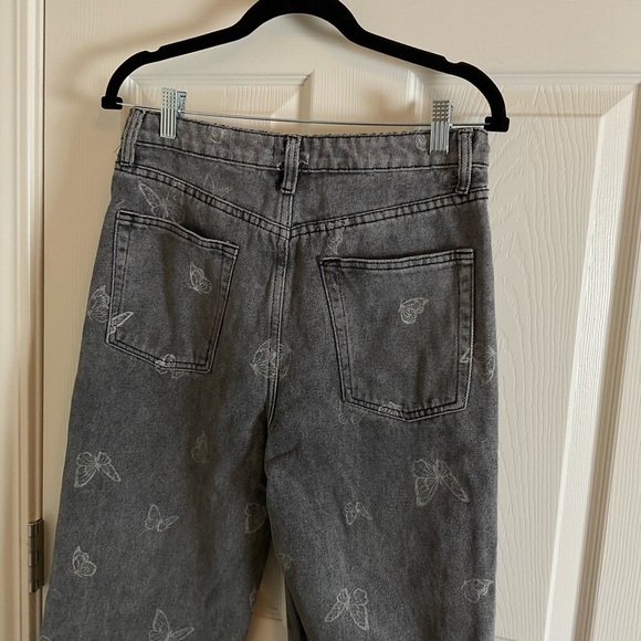 Simple Society Jeans with Butterfly Print size 9/29 - Picture 4 of 7